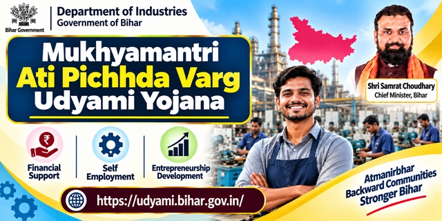 Bihar Mukhyamantri Ati Pichhda Varg Udyami Scheme Image