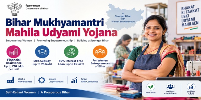  Bihar Mukhyamantri Mahila Udyami Yojana