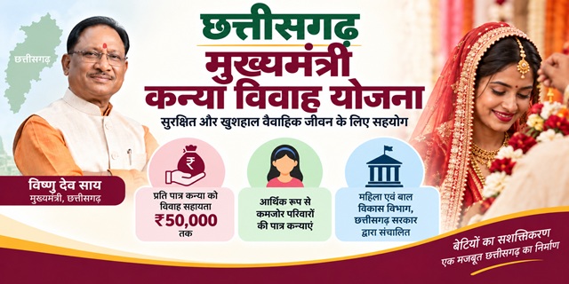 Chhattisgarh Mukhyamantri Kanya Vivah Scheme Image