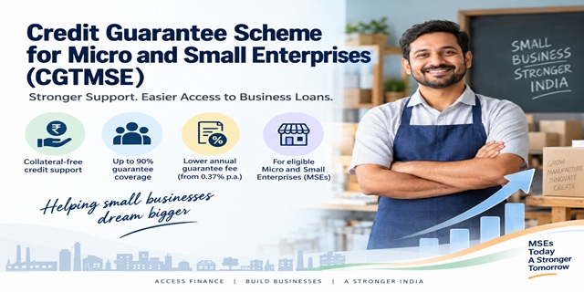 Credit Guarantee Scheme for Micro and Small Enterprises (CGTMSE)