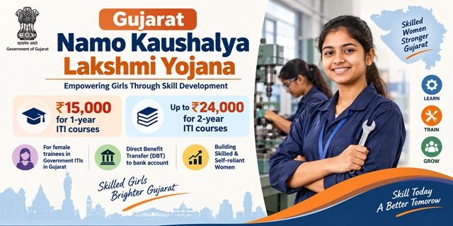 Gujarat Namo Kaushalya Lakshmi Yojana Image