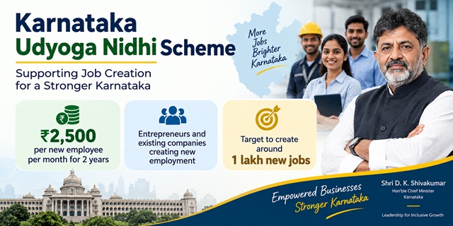 Karnataka Udyoga Nidhi Scheme Image