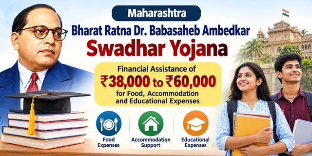 Maharashtra Bharat Ratna Dr. Babasaheb Ambedkar Swadhar Yojana Image