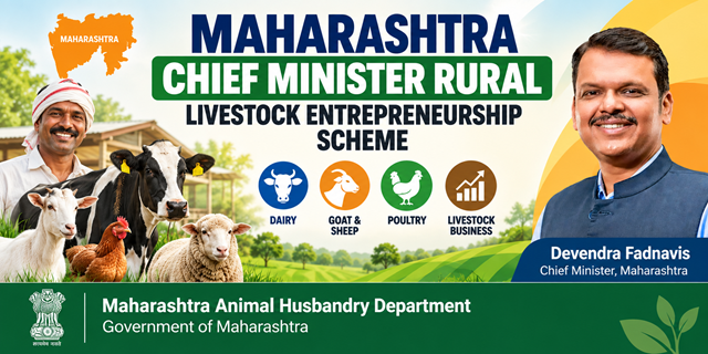 Maharashtra Chief Minister Rural Livestock Entrepreneurship Scheme Image