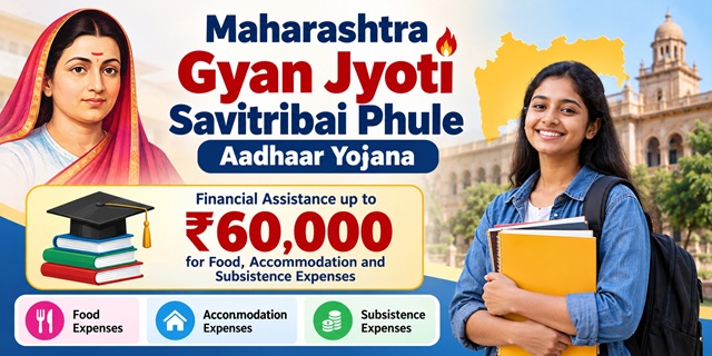 Maharashtra Gyan Jyoti Savitribai Phule Aadhaar Yojana Image
