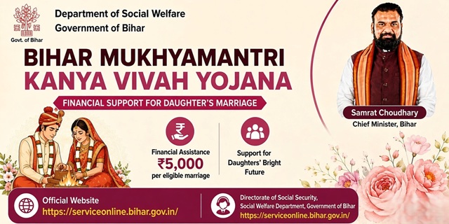 Mukhyamantri Kanya Vivah Scheme Bihar