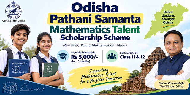 Odisha Pathani Samanta Mathematics Talent Scholarship Scheme Image