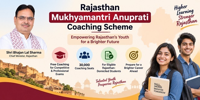 Rajasthan Chief Minister Anuprati Coaching Scheme Image