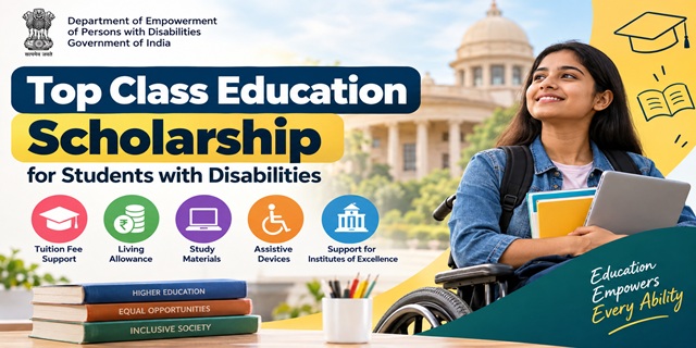 Scholarship for Top Class Education for Students with Disabilities