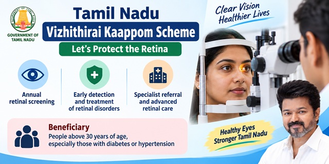 Tamil Nadu Vizhithirai Kaappom Scheme Image