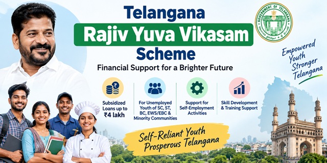Telangana Rajiv Yuva Vikasam Scheme Image