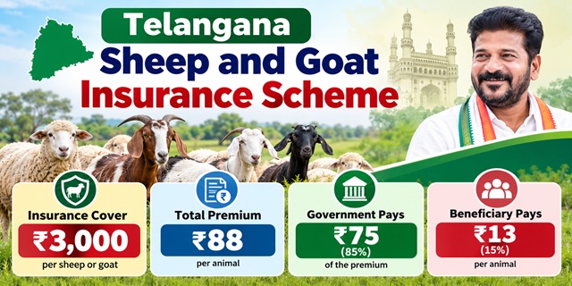 Telangana Sheep and Goat Insurance Scheme Image