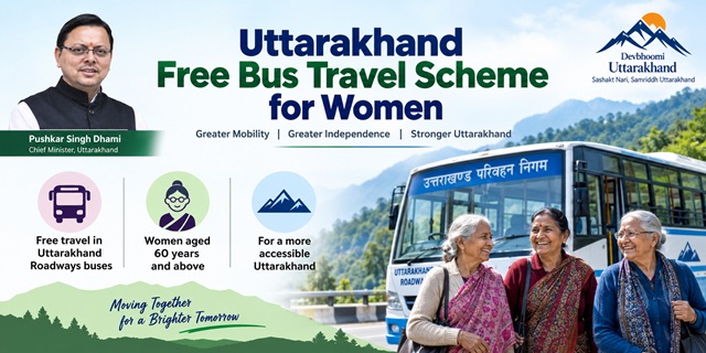 Uttarakhand Free Bus Travel Scheme for Women Image