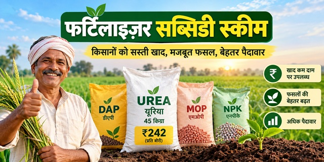 फर्टिलाइज़र सब्सिडी स्कीम