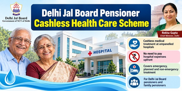 Delhi Jal Board Pensioner Cashless Health Care Scheme Image