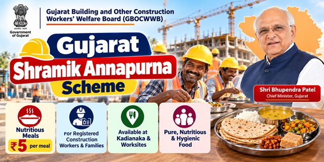 Gujarat Shramik Annapurna Scheme Image
