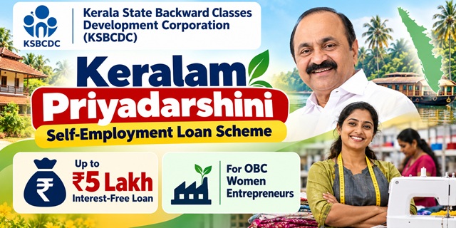 Keralam Priyadarshini Self Employment Loan Scheme Image
