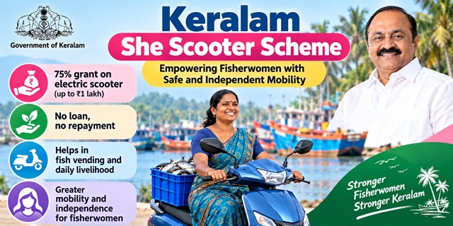 Keralam She Scooter Scheme Image