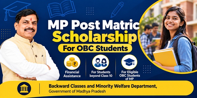 Madhya Pradesh Post Matric Scholarship for OBC Students Image