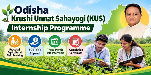 Odisha Krushi Unnat Sahayogi (KUS) Internship Programme Image