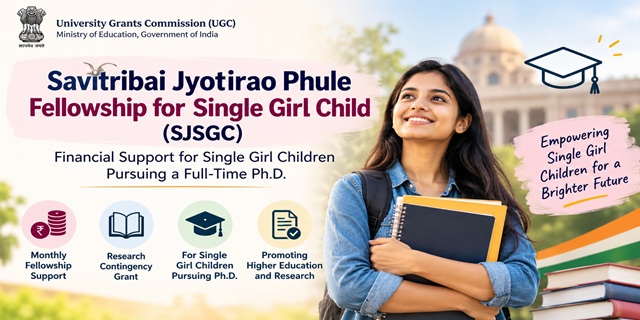 Savitribai Jyotirao Phule Fellowship for Single Girl Child 