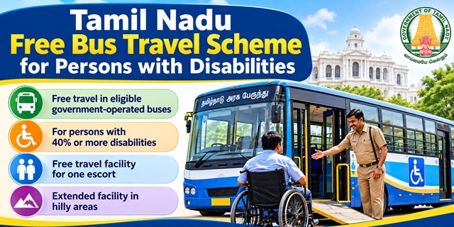 Tamil Nadu Free Bus Travel Scheme for Persons with Disabilities Image