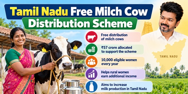 Tamil Nadu Free Milch Cow Distribution Scheme Image