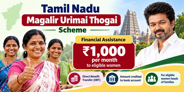 Tamil Nadu Magalir Urimai Thogai Scheme Image