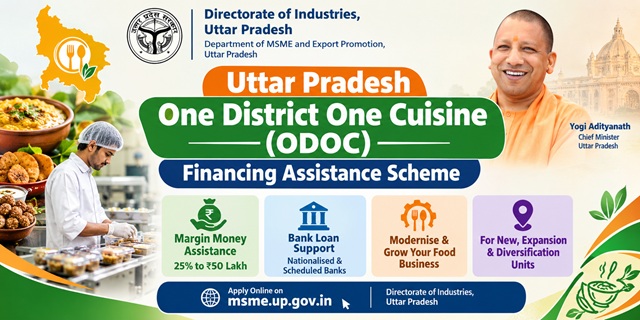 UP One District One Cuisine Financing Assistance Scheme Image