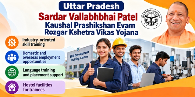 Uttar Pradesh Sardar Vallabhbhai Patel Kaushal Prashikshan Evam Rozgar Kshetra Vikas Yojana Image
